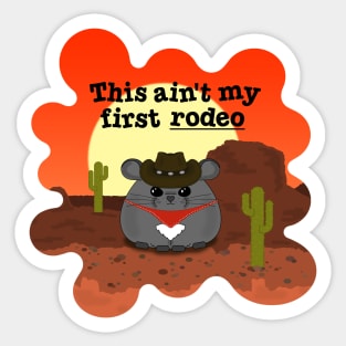 Chinchilla Rodeo Sticker